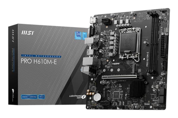 MSI PRO H610M-E - bundkort - micro-ATX