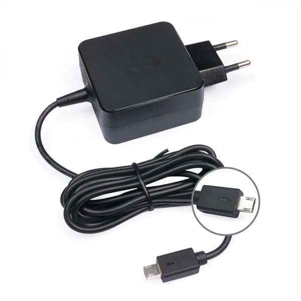 CoreParts strømadapter til Asus 24W 12V 2A stik:Micro-USB (kvadratisk) EU-væg