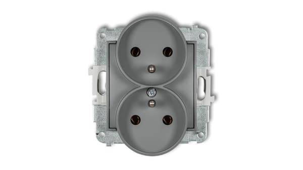 Karlik MINI Dobbeltstik fra/u matgrå 27mgPR-2z