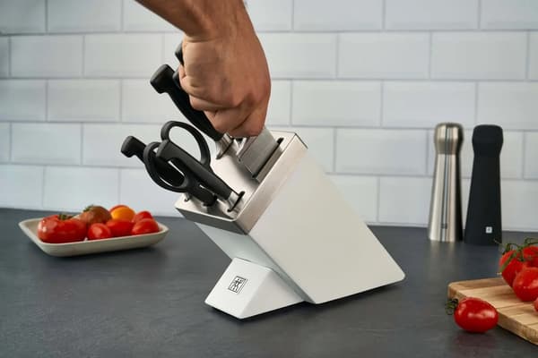 Zwilling Vier Sterne Veitsitukki 7 osaa, valkoinen