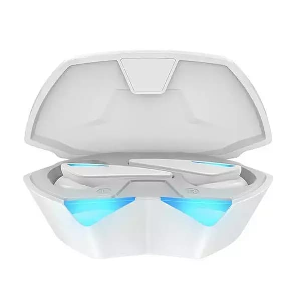 AWEI Bluetooth 5.0 Hörlurar T23 TWS Gaming Dockningsstation vit/vit