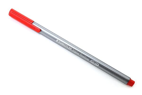 STAEDTLER triplus 334 - fineliner - rø