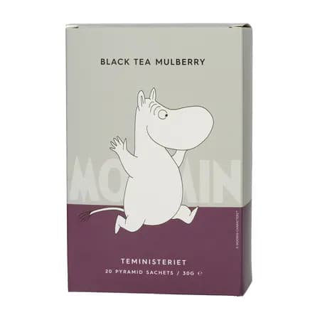 Teministeriet - Mumin Svart Te Mullbär - Te 20 Pyramider