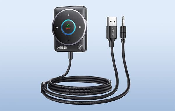 Ugreen Bluetooth 5.4-adapter UGREEN CM723, USB-A+ minijack 3.5mm, inbyggd mikrofon svart