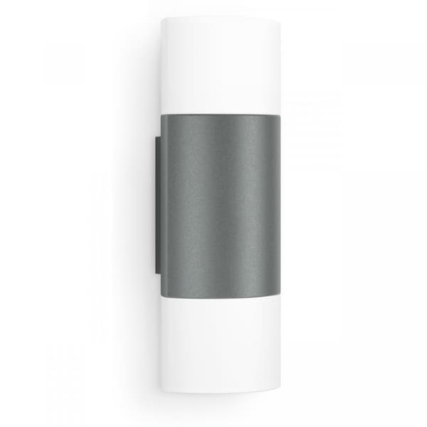 Utomhusväggarmatur med rörelse- och skymningssensor LED LIGHT L 910 antracit