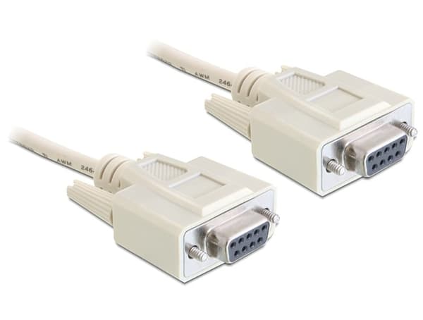 Delock DB-9 - DB-9, 5m, Beige (84250)