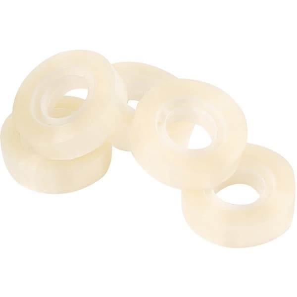 QConnect kontortape 18mm x 30m transparent 8 stk