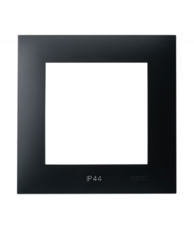 SAPPHIRE Enkeltramme til forbindelsesled IP-44 sort metallic RH-1Z/33