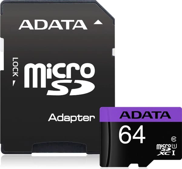 ADATA Premier - flashhukommelseskort - 64 GB - microSDXC UHS-I