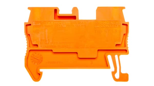 2-ledars skenanslutning 0,08-1,5mm2 orange ST 1.5 OG 3037012