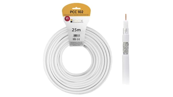 Libox Kabel SAT Trishield HD/25m PCC102-25 LIBOX