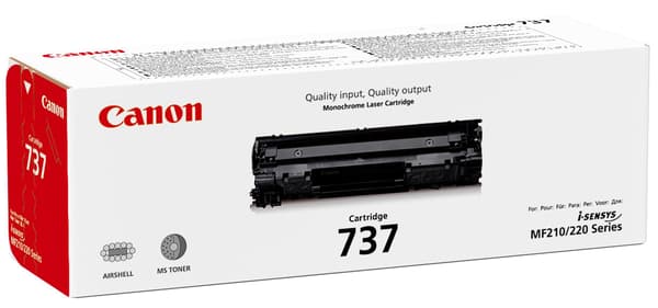 Canon tonerpatron 737 - Sort