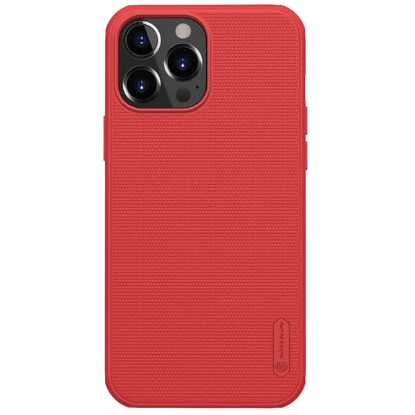 Nillkin Super Frosted Shield Pro holdbart etui, cover til iPhone 13 Pro, rød