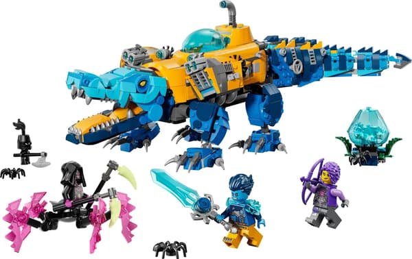 LEGO(R) DREAMZZZ 71512 Krokotiiliauto-sukellusvene
