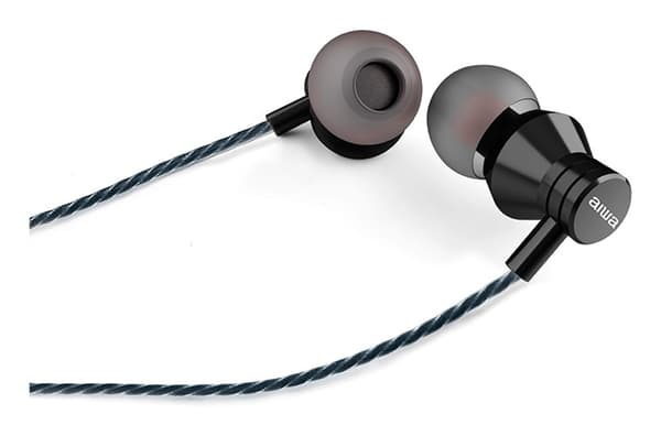 Kablede hovedtelefoner Aiwa ESTM-50 USB-C, sort