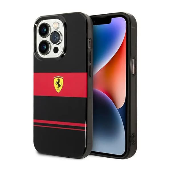 Ferrari FEHMP14LUCOK iPhone 14 Pro 6,1\" sort/sort Hardcase IMD Combi Magsafe