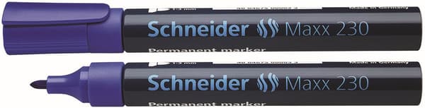 Schneider Permanent Marker SCHNEIDER Maxx 130, rund, 1-3 mm, blå