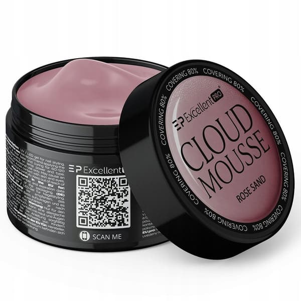 EXCELLENT PRO_Cloud Mousse rakennusgeeli Rose Sand 50g