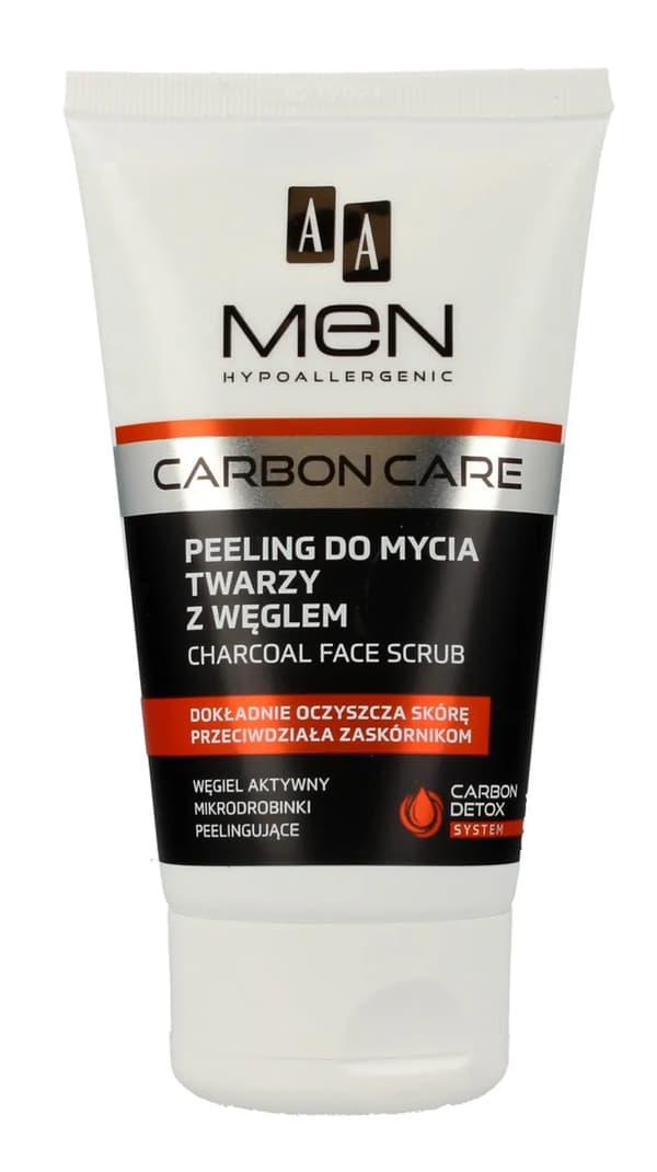 AA Ansigtsrensende Scrub med Kul til Mænd 150 ml