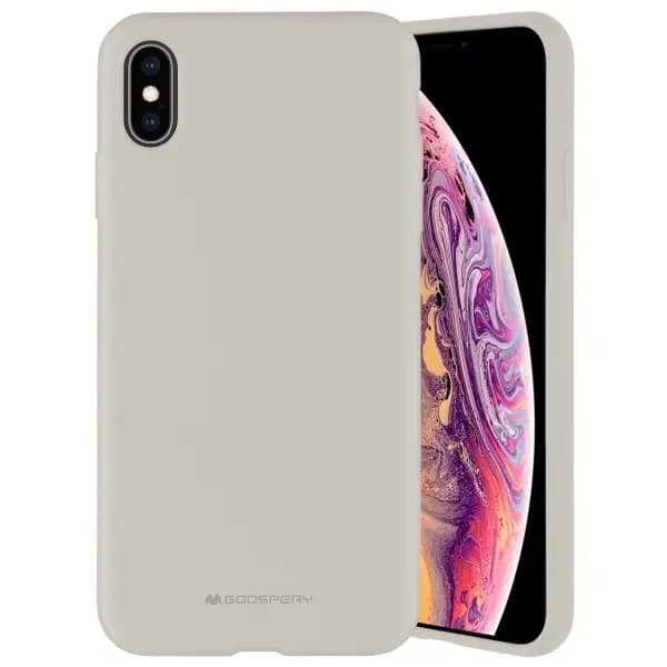 Etui Mercury Silikone Samsung S20+ G985 beige/sten