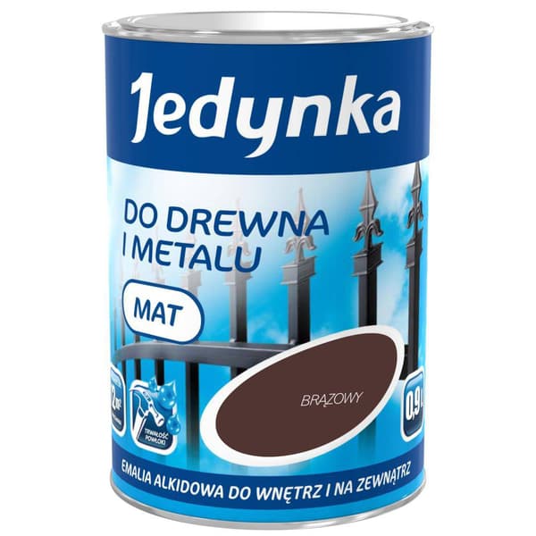 ALKYDIMAALI PUULLE JA METALLILLE BRAZ MATTA 0,9L