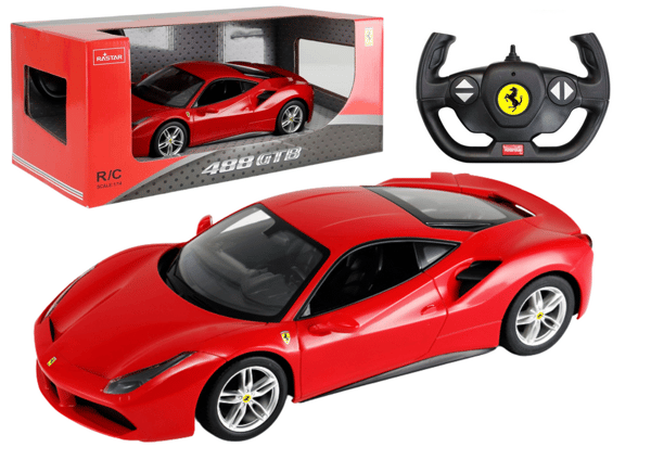 Rastar Auto 1:14 Ferrari 488 GTB Punainen