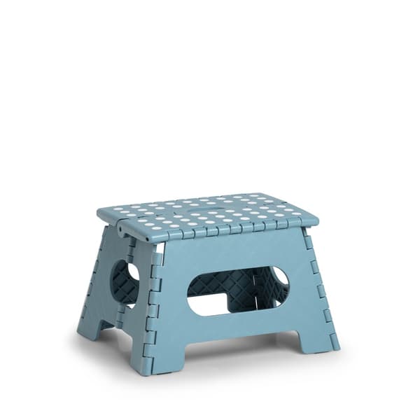 Zeller Fällbart bord, plast, blått, 35 x 28 x 22 cm