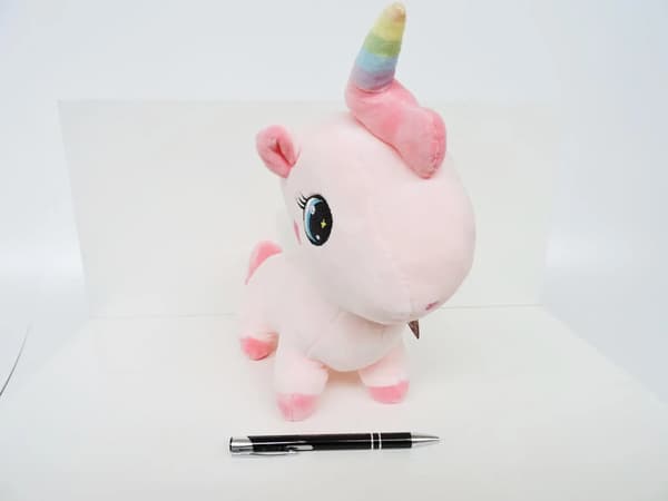 *PLUSH en-stribe, 32 cm, pink