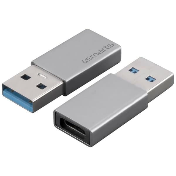 4smarts Passiv Adapter USB-A 3.0 till USB-C 2-pack