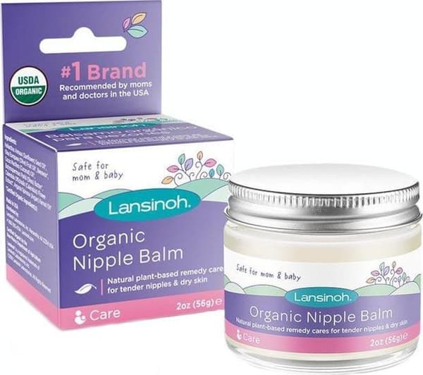 Lansinoh LAN-ORGANIC BRYSTVORTELOTION + GENANVENDELIGE INDLÆG GRATIS