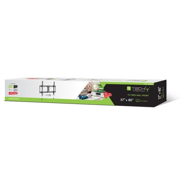 Techly ICA-PLB 946F tv-beslag 2,03 m (80") Sort