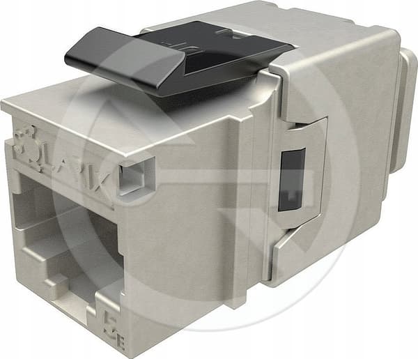 Solarix Keystone Quick Clamp Solarix CAT5E STP RJ45 svart