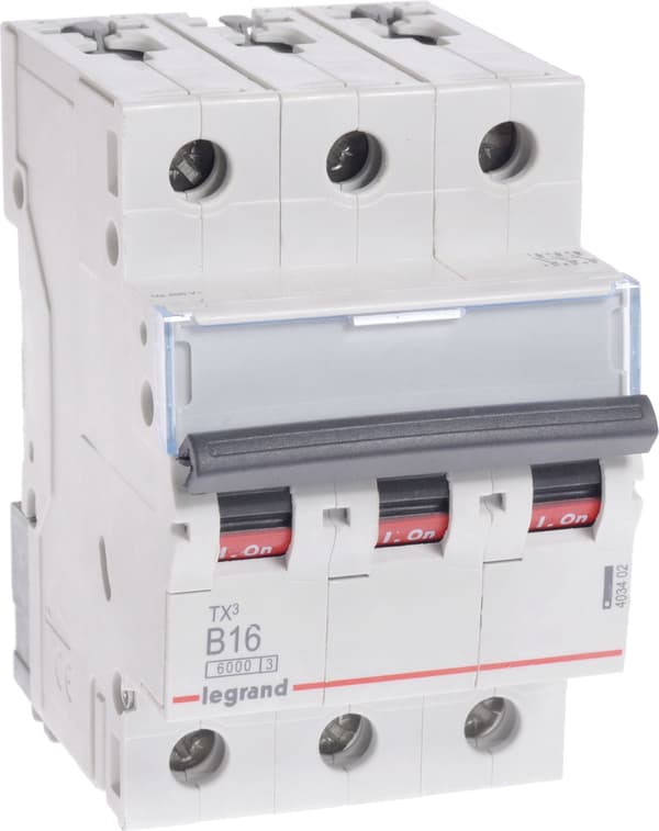 Legrand Sivukytkin S 303 3P B 16A 6000A- 403402