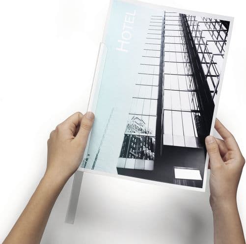 Herlitz Slip-ON RIDGES A4 THR. 6 MM BREDD 13 MM FÖR 60 ARK, VIT