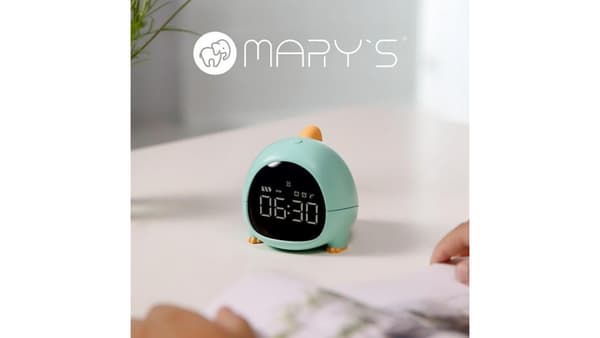 MARYS VÄCKARKLOCKA LITEN DINO GRÖN
