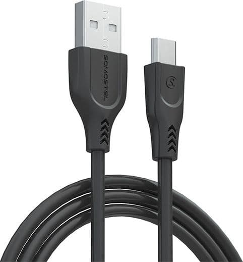 Somostel USB-A USB-kabel - MicroUSB Svart (SMS-BT03 USB - mikro-USB Svart)