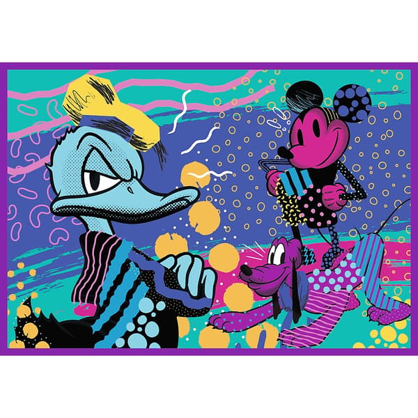 Puslespil 4x250 brikker Mickey Mouse