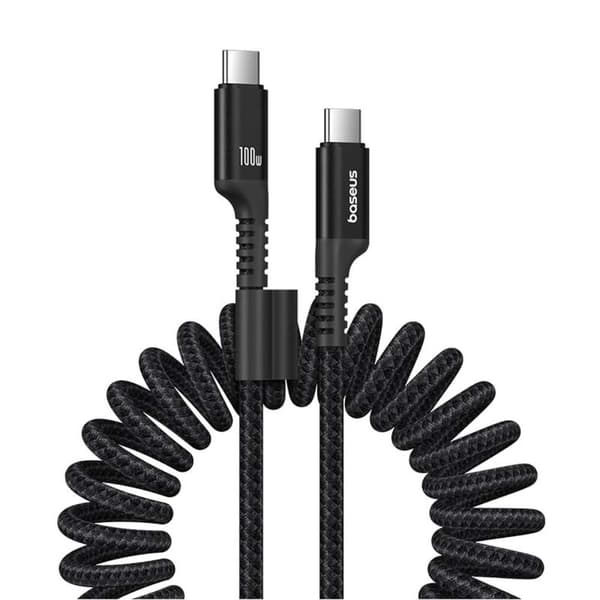 Baseus Fish-Eye USB-C / USB-C 100W kabel 1m sort