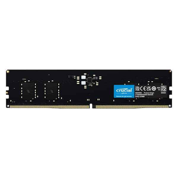 Crucial RAM - 8 GB - DDR5 4800 UDIMM CL40