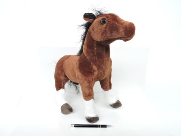 *PLUSH häst, 35 cm, shirehäst