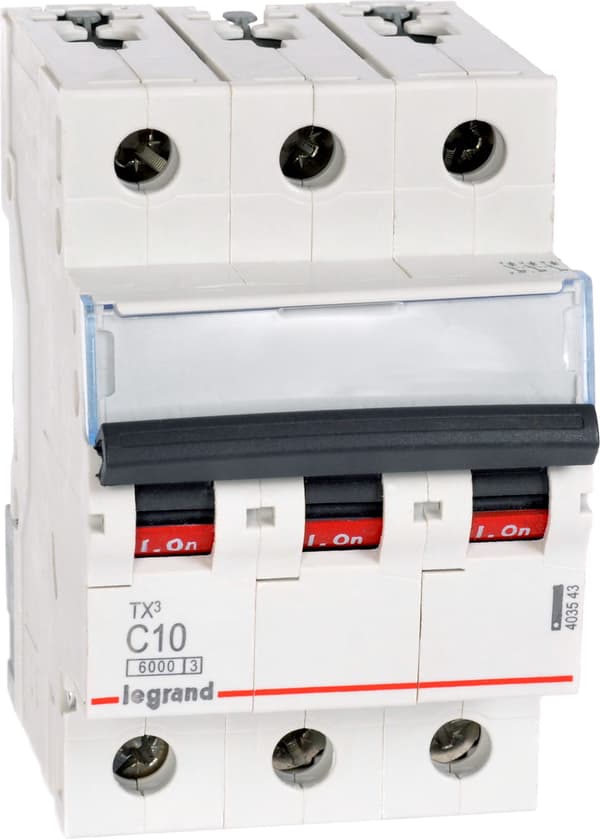 Effektafbryder 3P C 10A 6kA AC S303 TX3 403543