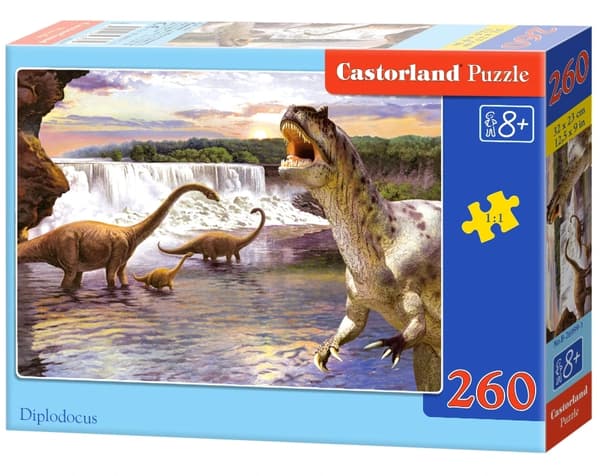 Puslespil 260 Dinosaurer i CASTOR Vand
