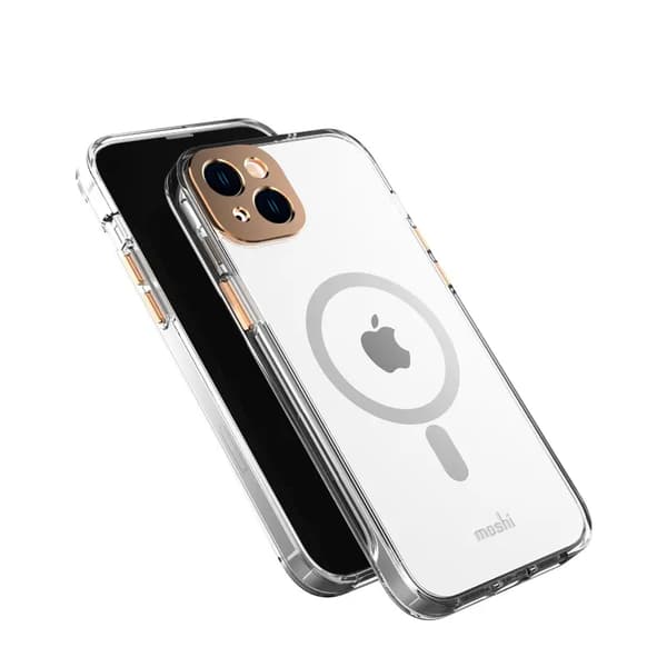 Moshi iGlaze MagSafe - iPhone 14 Plus -kotelo (Sunset Gold)