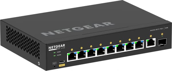 Netgear Switch GSM4210PD 10PT M4250-9G1F-POE+ MANA