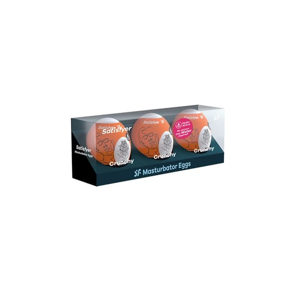 Masturbaattorimuna Satisfyer Eggs Crunchy 3 kpl