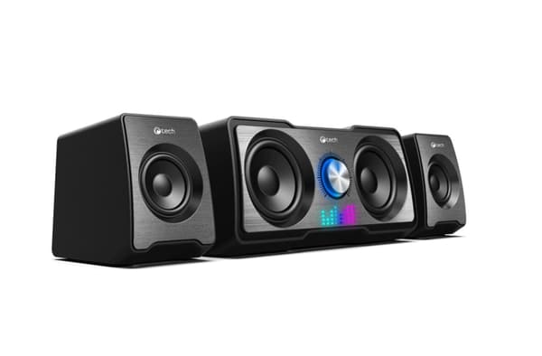 Högtalare C-TECH SPK-16, 2.2, RGB, svart