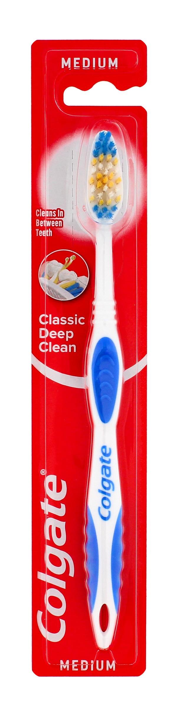 Colgate Tandbørste Classic Medium - mix af farver 1 stk