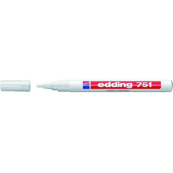 edding 751 paint - markør - hvid