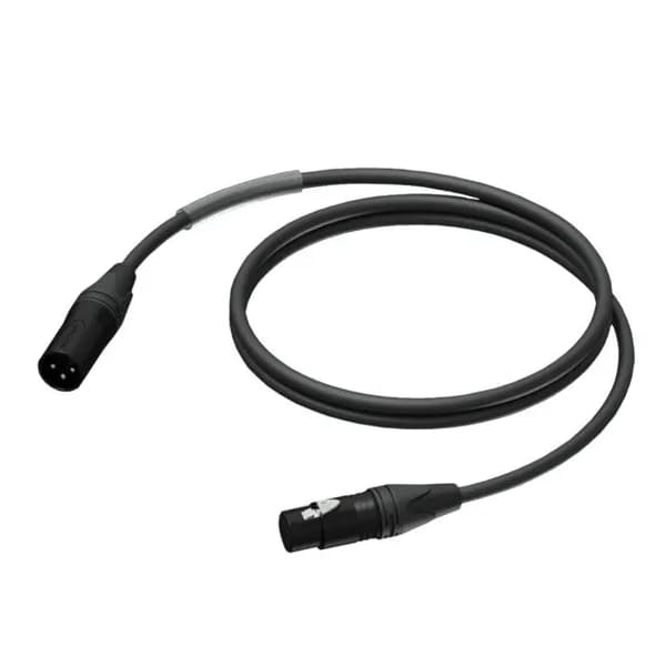 PROCAB PRD953/3 Kabel DMX AES/EBU -XLR han - XLR hun - HighFlex™ 3 m