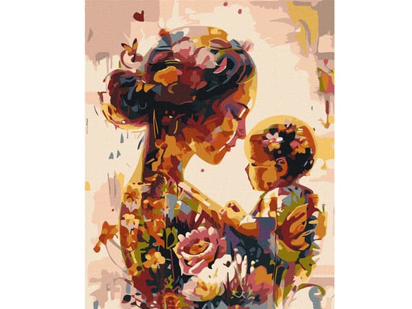 Maling efter tal på ramme KHO8554 Blooming Femininity 40x50 cm AP0119